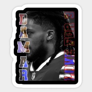 Damar love for 3 Sticker